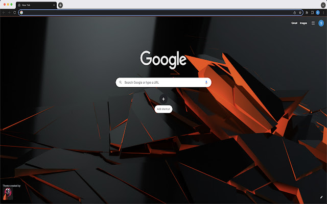 Broken Glass Theme  from Chrome web store to be run with OffiDocs Chromium online