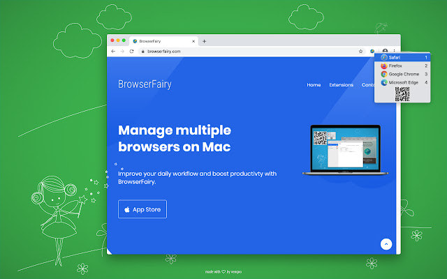 BrowserFairy  from Chrome web store to be run with OffiDocs Chromium online