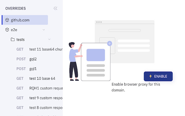 Browser Proxy  from Chrome web store to be run with OffiDocs Chromium online