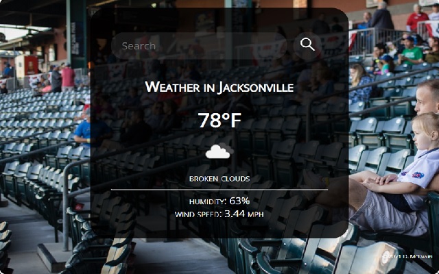 Browser Weather Tool  from Chrome web store to be run with OffiDocs Chromium online