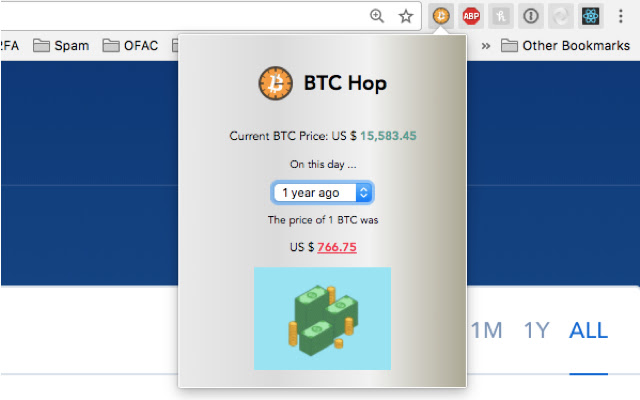 BTC Hop  from Chrome web store to be run with OffiDocs Chromium online