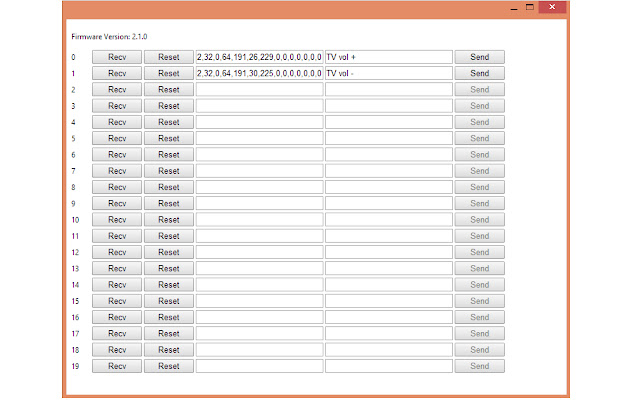 BTO IR Remocon  from Chrome web store to be run with OffiDocs Chromium online