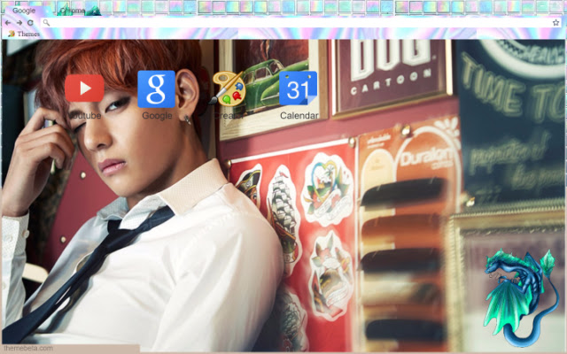 BTS V (KIM TAEHYUNG) BangTanBoys  from Chrome web store to be run with OffiDocs Chromium online