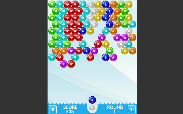 Bubble Shooter  from Chrome web store to be run with OffiDocs Chromium online