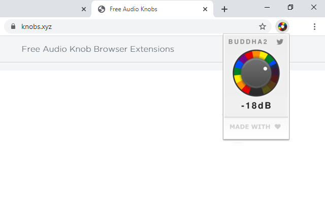 Buddha2Knob  from Chrome web store to be run with OffiDocs Chromium online