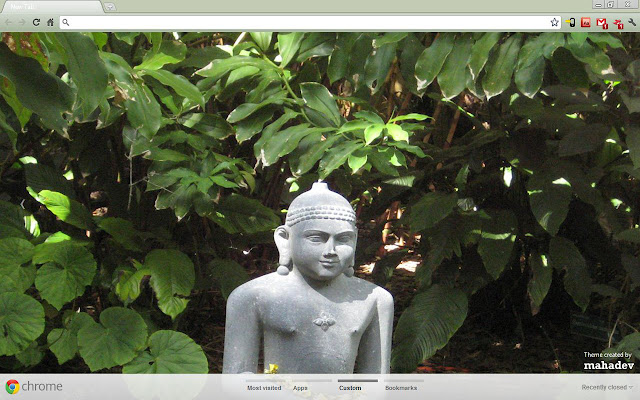 Buddha in Garden  from Chrome web store to be run with OffiDocs Chromium online