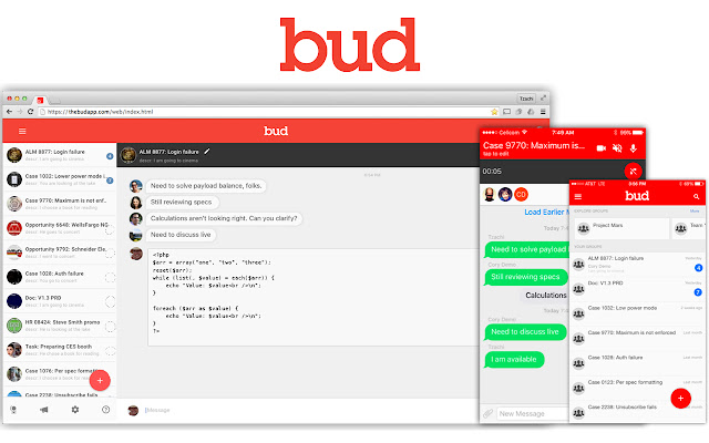 Bud Extension  from Chrome web store to be run with OffiDocs Chromium online