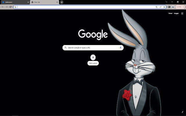 Bugs Bunny Browser Theme  from Chrome web store to be run with OffiDocs Chromium online