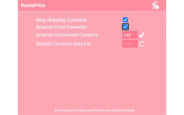 BunnyPrice  from Chrome web store to be run with OffiDocs Chromium online