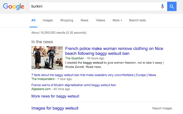 Burkini to Baggy Wetsuit  from Chrome web store to be run with OffiDocs Chromium online