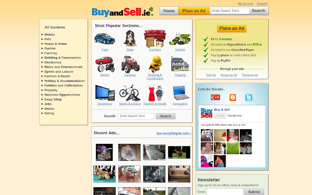 BuyandSell.ie  from Chrome web store to be run with OffiDocs Chromium online