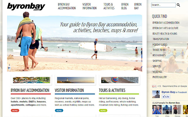 Byron Bay  from Chrome web store to be run with OffiDocs Chromium online