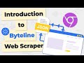 Byteline Web Scraper  from Chrome web store to be run with OffiDocs Chromium online