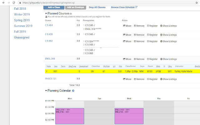 BYU Schedule Helper  from Chrome web store to be run with OffiDocs Chromium online