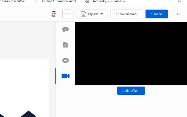 CafeX Box.com Collaboration  from Chrome web store to be run with OffiDocs Chromium online