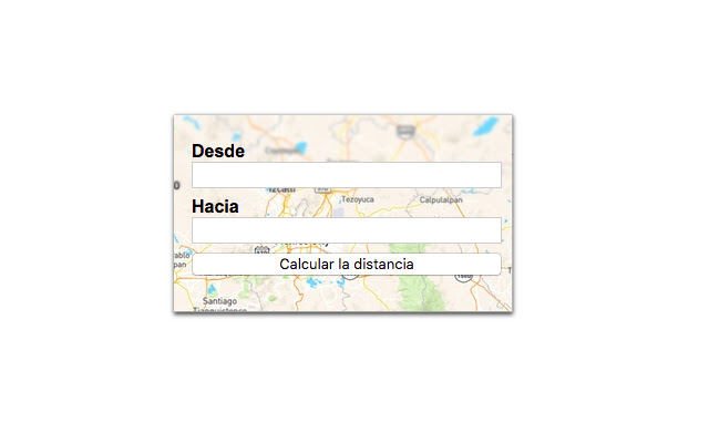 Calculadora de Distancia de Viaje  from Chrome web store to be run with OffiDocs Chromium online