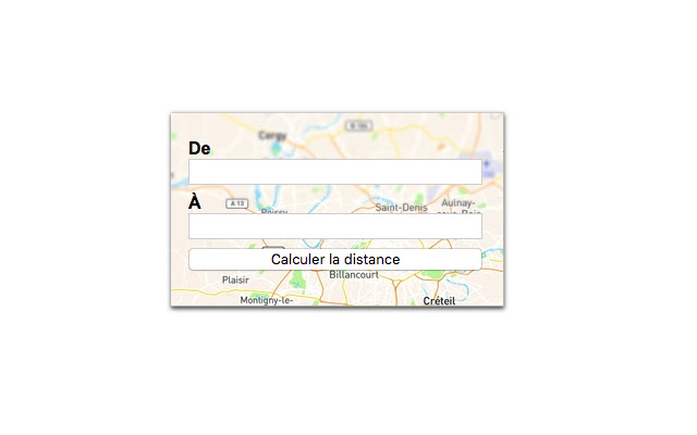 Calculateur de distance de conduite  from Chrome web store to be run with OffiDocs Chromium online