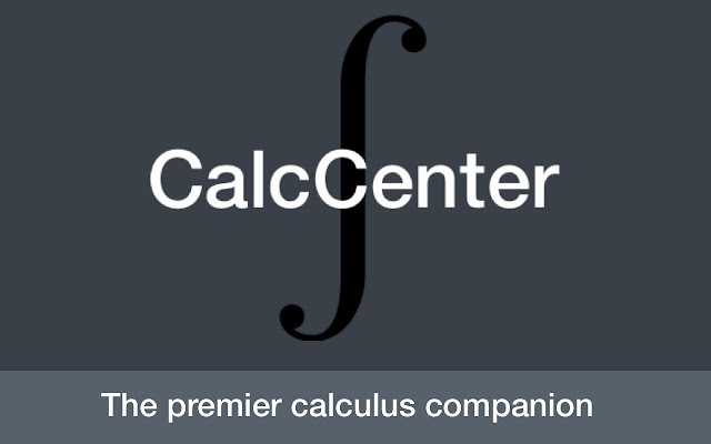 Calculus Center  from Chrome web store to be run with OffiDocs Chromium online