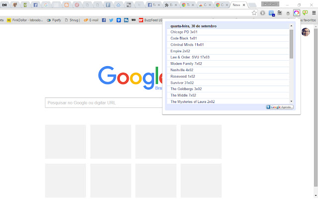 Calendário das Séries  from Chrome web store to be run with OffiDocs Chromium online