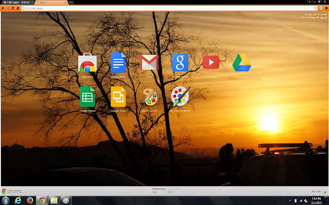 Cali Sunset  from Chrome web store to be run with OffiDocs Chromium online