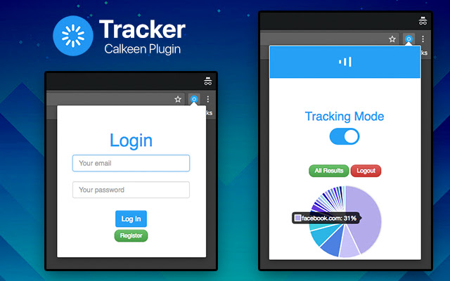 Calkeen Website Tracker  from Chrome web store to be run with OffiDocs Chromium online