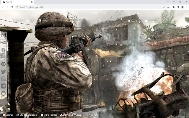 Call of Duty Wallpaper  from Chrome web store to be run with OffiDocs Chromium online