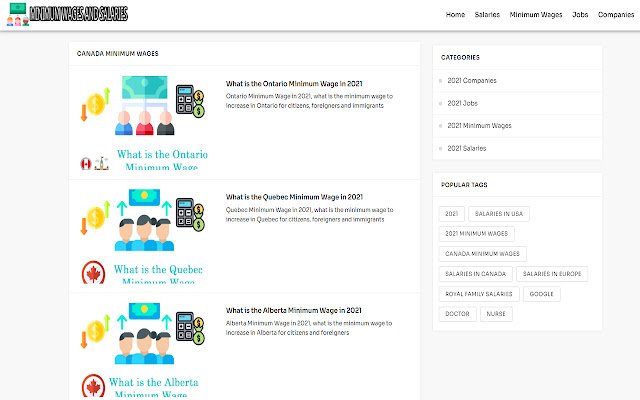 Canada Minimum Wages  from Chrome web store to be run with OffiDocs Chromium online