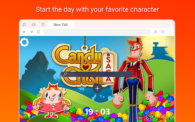 Candy Crush Wallpapers New Tab  from Chrome web store to be run with OffiDocs Chromium online