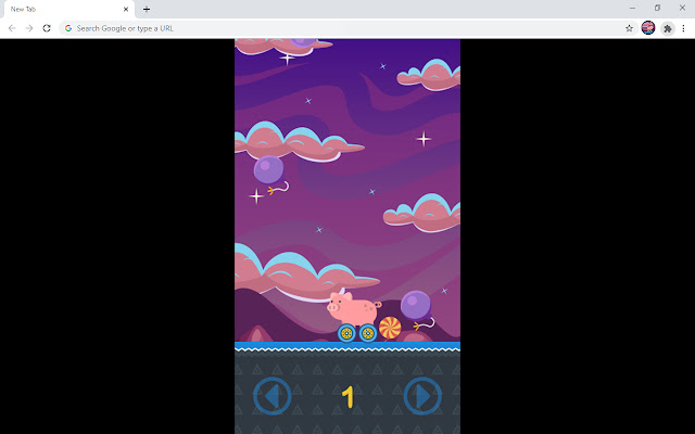 Candy Pig Arcade Game  from Chrome web store to be run with OffiDocs Chromium online