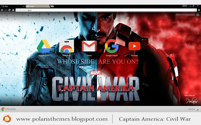 Captain America Civil War  from Chrome web store to be run with OffiDocs Chromium online