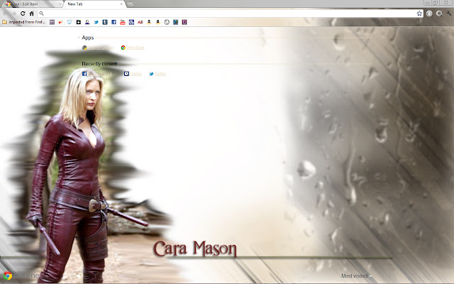 Cara  from Chrome web store to be run with OffiDocs Chromium online