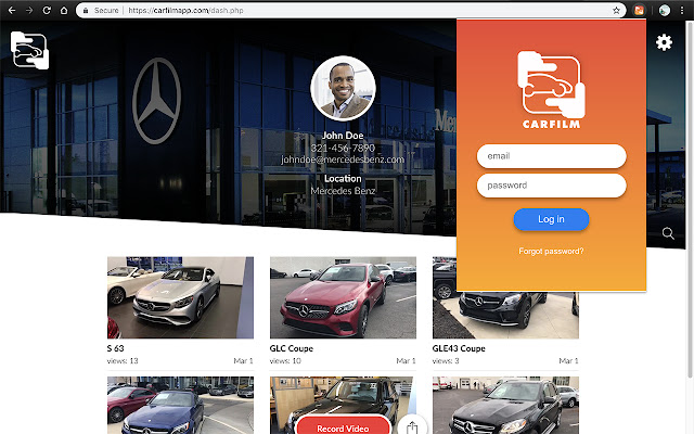 CarFilm  from Chrome web store to be run with OffiDocs Chromium online