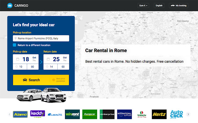 CARNGO Best Car Rental Deals  from Chrome web store to be run with OffiDocs Chromium online