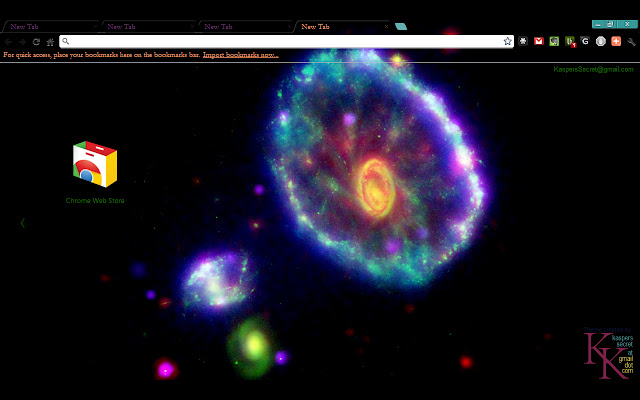 Cartwheel Galaxy Theme  from Chrome web store to be run with OffiDocs Chromium online