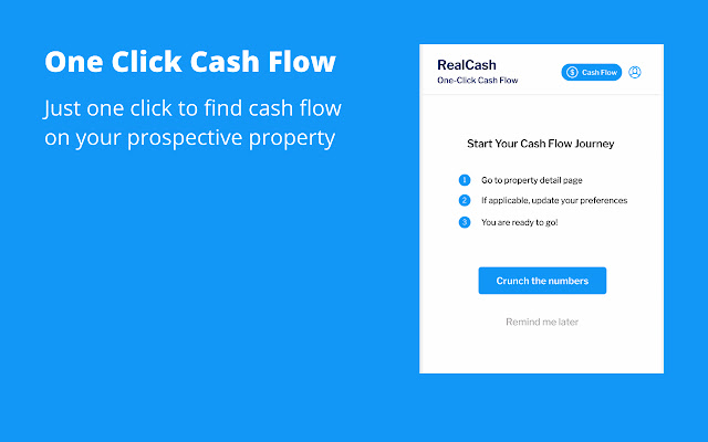 Cash Flow Calculator  from Chrome web store to be run with OffiDocs Chromium online