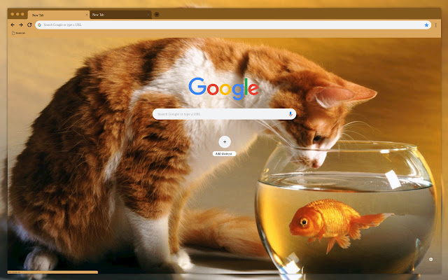 Cat and goldfish  from Chrome web store to be run with OffiDocs Chromium online