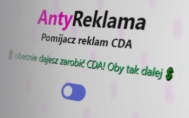 CDA AntyReklama  from Chrome web store to be run with OffiDocs Chromium online