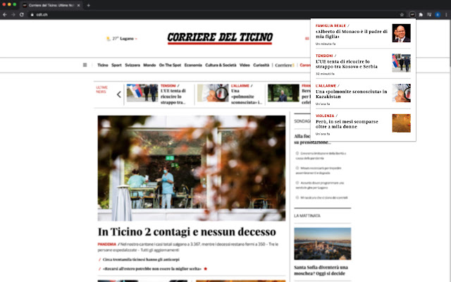 CdT News  from Chrome web store to be run with OffiDocs Chromium online