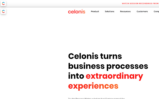 Celonis Sandbox  from Chrome web store to be run with OffiDocs Chromium online