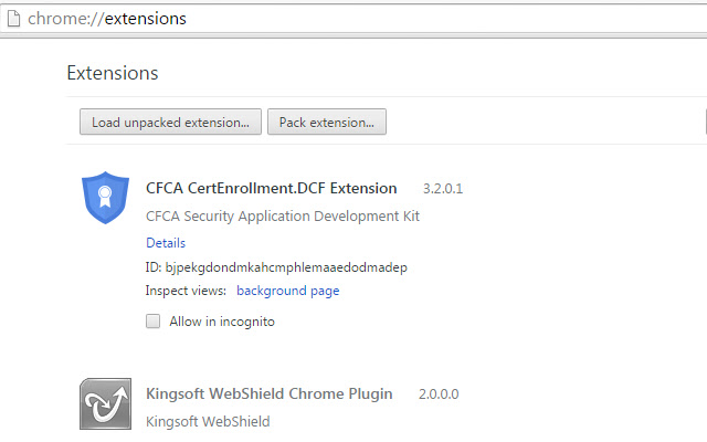 CFCA CertEnrollment.DCF Extension  from Chrome web store to be run with OffiDocs Chromium online