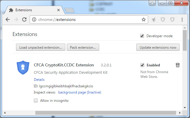 CFCA CryptoKit.CCDC Extension  from Chrome web store to be run with OffiDocs Chromium online