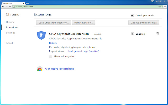 CFCA CryptoKit.CIB Extension  from Chrome web store to be run with OffiDocs Chromium online