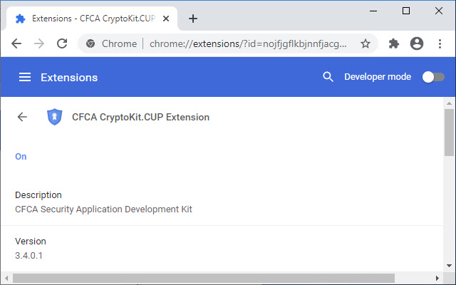 CFCA CryptoKit.CUP Extension  from Chrome web store to be run with OffiDocs Chromium online