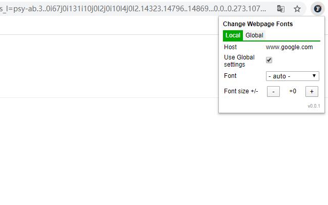 Change Webpage Fonts  from Chrome web store to be run with OffiDocs Chromium online