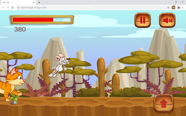 Cheesy Mouse Run Game  from Chrome web store to be run with OffiDocs Chromium online