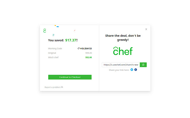 Chef  from Chrome web store to be run with OffiDocs Chromium online