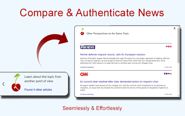 Cherry Compare  Authenticate News  from Chrome web store to be run with OffiDocs Chromium online