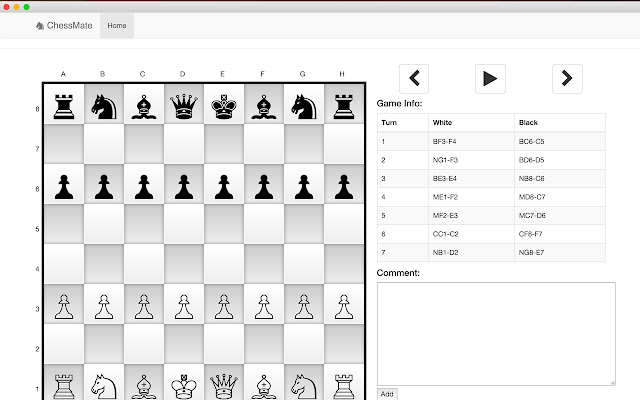 ChessMate  from Chrome web store to be run with OffiDocs Chromium online