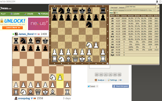 Chess Opening Explorer  from Chrome web store to be run with OffiDocs Chromium online