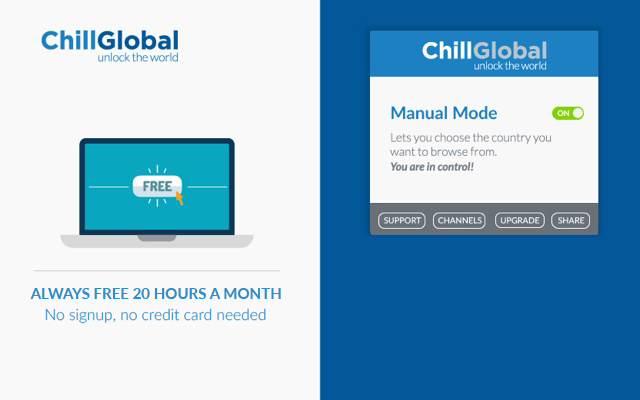 ChillGlobal VPN/PROXY Access Any Website!!  from Chrome web store to be run with OffiDocs Chromium online